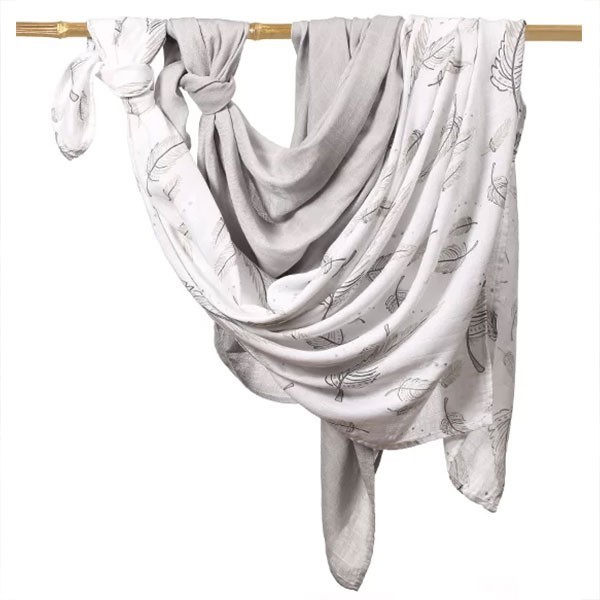 Продукт Babyono - Комплект бебешки пелени бамбук и муселин 120x120 см - 0 - BG Hlapeta